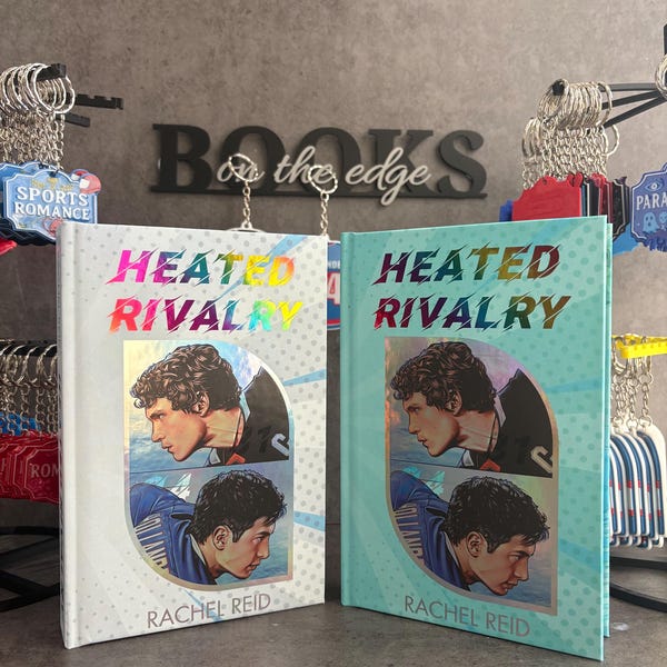Heated Rivalry Custom Rebind / Handmade / Rainbow Foil / Hockey Romance / MM Romance