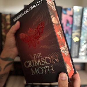 Custom Rebind of The Crimson Moth Duology - The Crimson Moth & The Rebel Witch - 2 paperbacks combined into 1 - Flip Book style!! Edge print