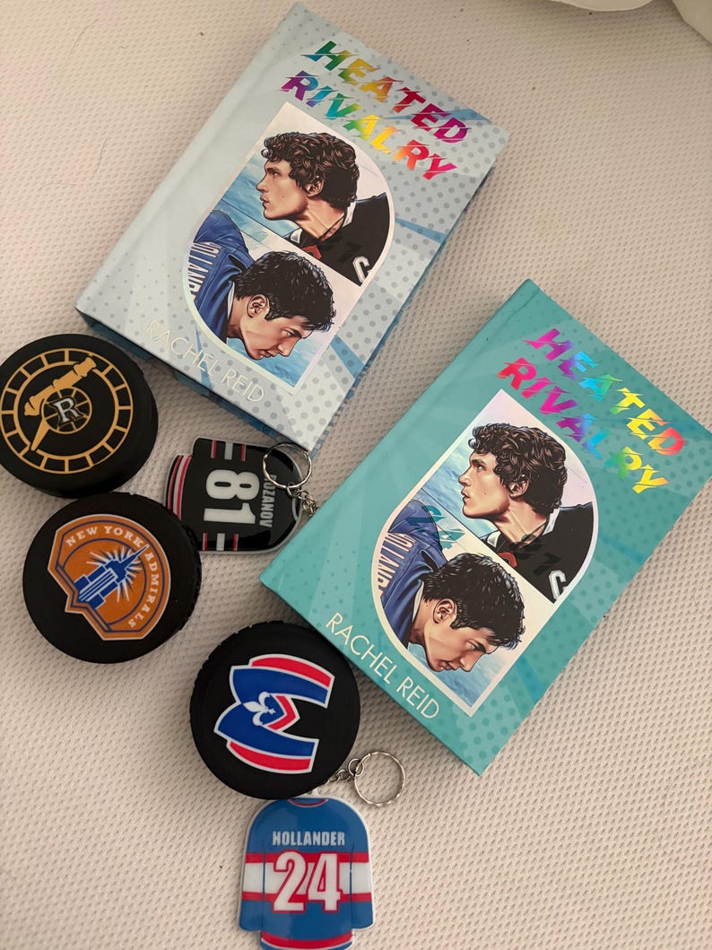 Heated Rivalry Custom Rebind / Handmade / Rainbow Foil / Hockey Romance / MM Romance image 16