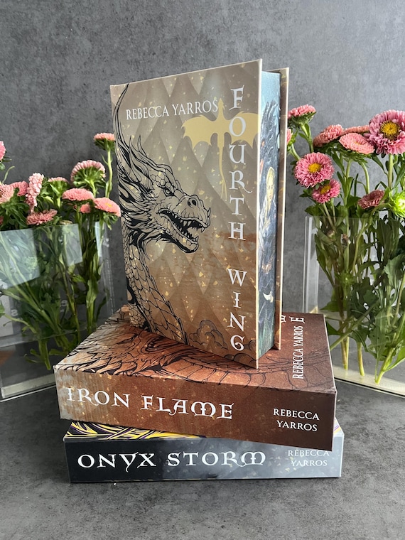 EMPYREAN SERIES SET - Rebind With Edge Print (fourth Wing, Iron