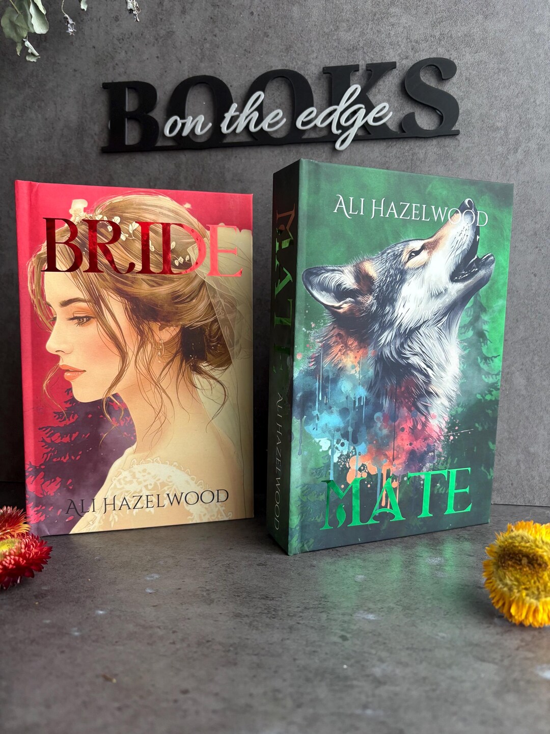 Bride / Mate by Ali Hazelwood - Custom Rebind - Edge Print - Spray ...