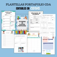 CDA Professional Portfolio Template, Canva Template, Child Development ...