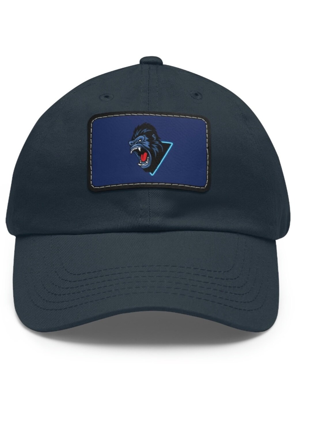 Dad Hat With Gorilla Patch Etsy