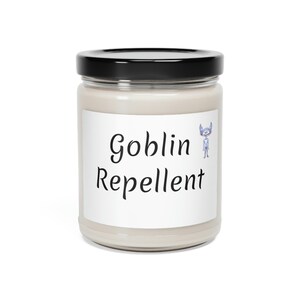 Goblin Repellent Candle, Funny Candles, Soy Candles, Funny Home Decor, Funny Gift for Her, Birthday Gift, Birthday Candle, Candle