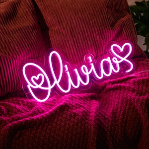 Custom Neon Sign For Kids Bedroom, Custom Name Neon Sign, Home Decor, Bedroom Decor, Personalized Gift For Kids, Kids Room Decor, Wall Decor