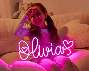 Custom Neon Sign For Kids Bedroom, Custom Name Neon Sign, Home Decor, Bedroom Decor, Personalized Gift For Kids, Kids Room Decor, Wall Decor
