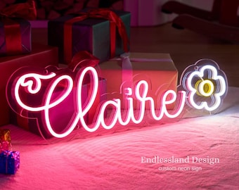 Custom Neon Sign For Kids Bedroom, Custom Name Neon Sign, Home Decor, Bedroom Decor, Personalized Gift For Kids, Kids Room Decor, Wall Decor