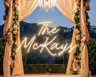 Neon Sign Custom Name, Vintage Name Sign, Custom Neon Sign Battery Operated, Neon Sign Custom Wedding, Custom Led Neon Sign For Wedding