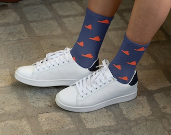 Virginia Game Day Outfit Socks for Men and Women Socks for Fans College Acceptance Graduate Alumni Gift Socks for Groomsmen Fathers Day Gift