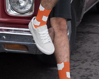 Cincinnati Game Day Outfit Socks for Men and Women Socks for Fans College Acceptance Graduate Gift Socks for Groomsmen Fathers Day Gift