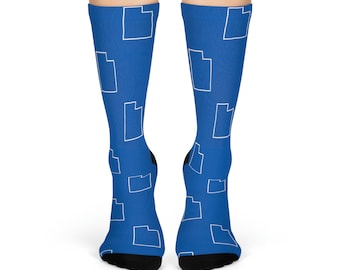 BYU Game Day Outfit Socks for Men and Women Socks for Fans College Acceptance Graduate Alumni Gift Socks for Groomsmen Fathers Day Gift