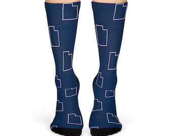 BYU Game Day Outfit Socks for Men and Women Socks for Fans College Acceptance Graduate Alumni Gift Socks for Groomsmen Fathers Day Gift