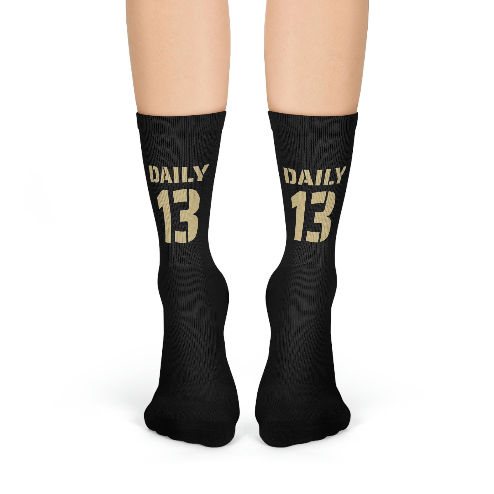 Sports socks cheap with numbers