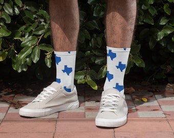SMU Game Day Outfit Socks for Men and Women Socks for Fans College Acceptance Graduate Alumni Gift Socks for Groomsmen Fathers Day Gift