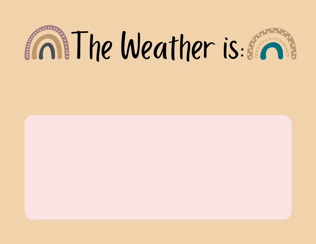 Weather Chart Labels - Etsy