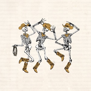 Western Cowboy Skeleton Svg, Dancing Skeletons Svg, Howdy Skeleton Svg, Dead Inside, Retro Howdy, Cowboy Svg, Funny Cowboy Svg.