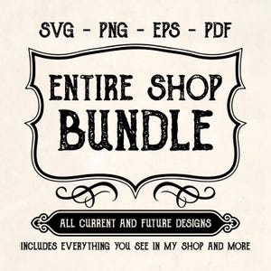 Whole Shop Bundle - All Past and Future Designs, Entire Store, Entire Shop, Vintage Hand Drawn T-Shirt Designs | Commercial Use POD Bundle.