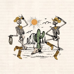 Western Cowboy Skeleton Svg, Dancing Skeletons Svg, Howdy Skeleton Svg, Dead Inside, Retro Howdy, Cowboy Svg, Funny Cowboy Svg.