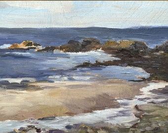 Shoreline Coastal Stretched Canvas