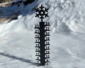 The Original Snowgauge Snowflake - Snowstick - Snow Ruler - Measure Snow - Snow gauge - Measuring snow - Snow Lover - Never Summer