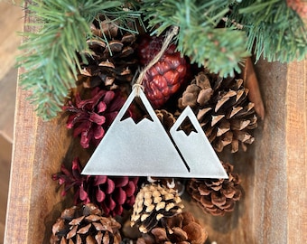 Christmas Ornament - Mountain - Colorado - Mountains are calling - Mountain life - Utah - Xmas Ornament - Gift for him - Gift for her