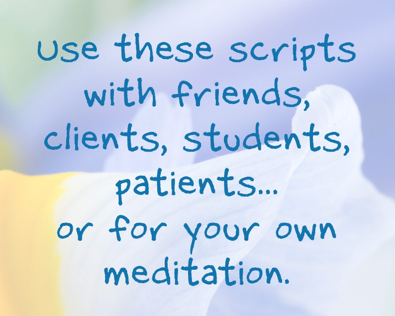 100 Guided Meditation Scripts / Mindfulness Scripts / Free Meditation Music / Digital Download PDF image 4