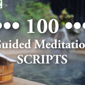 100 geführte Meditations / Achtsamkeit / Kostenlose Meditationsmusik / Digitaler Download PDF
