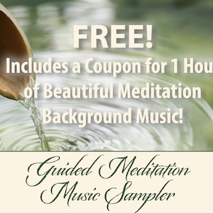 100 Guided Meditation Scripts / Mindfulness Scripts / Free Meditation Music / Digital Download PDF image 2