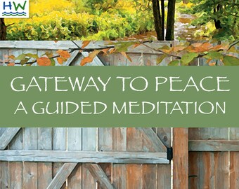 Relaxing Guided Meditation / MP3 Audio Download / Easy to Follow / Gateway To Peace