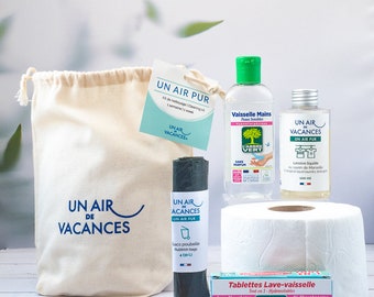 Kit Un Air Pur,  produits d'entretien écologiques pour  les vacances