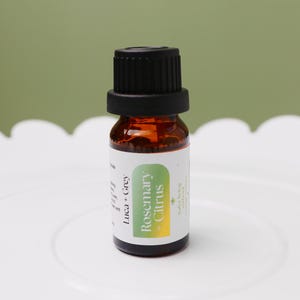 Rosemary Citrus Essential Oil Blend, Pure Natural Oil for Soap Making & Candles, Uplifting Aromatherapy Oil for Room Spray
