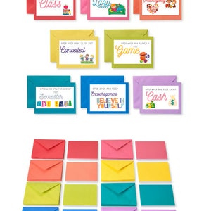 Enveloppes et cartes de correspondance universitaires "Ouvrir quand"
