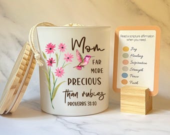 Emotional bible verse scripture jar, Christianity Affirmation Gift, Christian Encouragement, Mom Read me when, Inspiring scripture