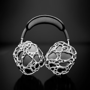 Water AirPods Max attachments, AirPods Max accessories, AirPods Max cases, apple headphones, 3D printed, cyberpunk, punk, gift for her