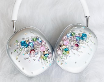 Etui Butterfly Crystal AirPods Max: lśniąca, błyszcząca osłona