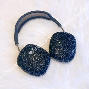 Cover per AirPods Max con strass: scintillanti diamanti, set da 2