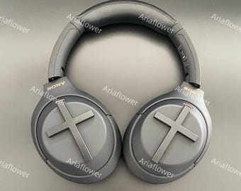 Metal Cross Headphone Attachments: Sony XM4 XM5 Accessory