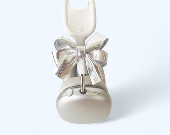 Handmade AirPods Max Bow Attachment: Shiny Headphone Accessory