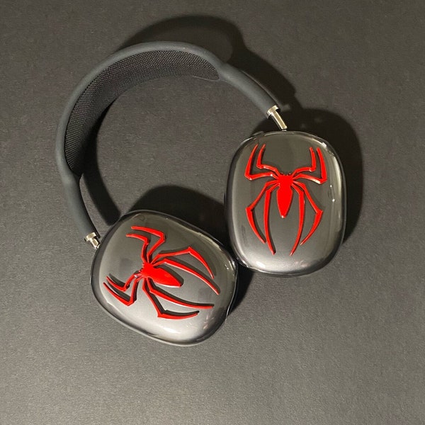 Red spider 2 cases and 2 spiders for AirPods Max