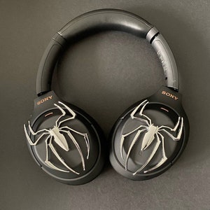 spider sony XM4 XM5, auriculares Skullcandy, accesorio para auriculares Sony 2 piezas, accesorio para airpod max, funda para airpods max “sólo arañas”