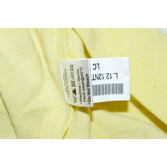 Lacoste Fit 12.12 Polo Shirt Marl Yellow 100% Cotton - Etsy