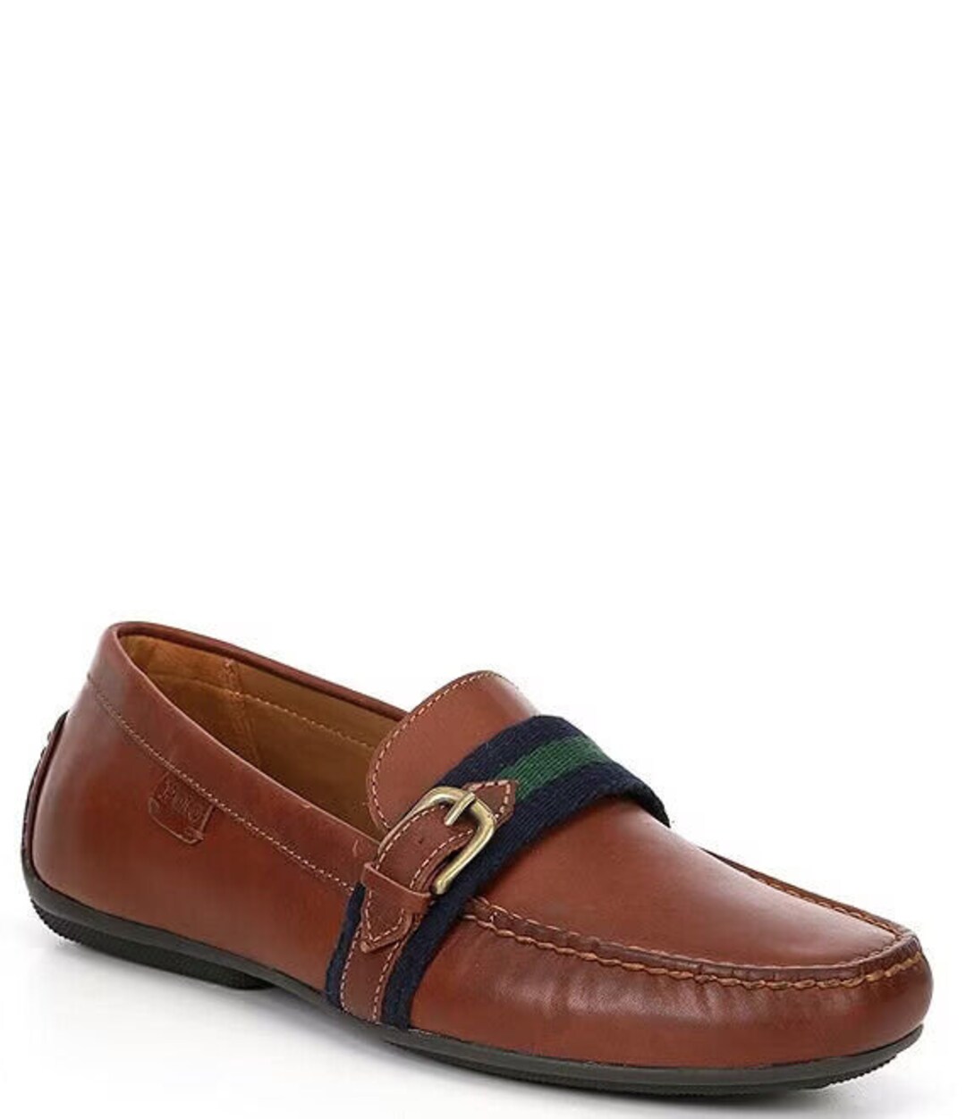 Polo Ralph Lauren Riali Loafer Shoes for Men Leather Driver Tan