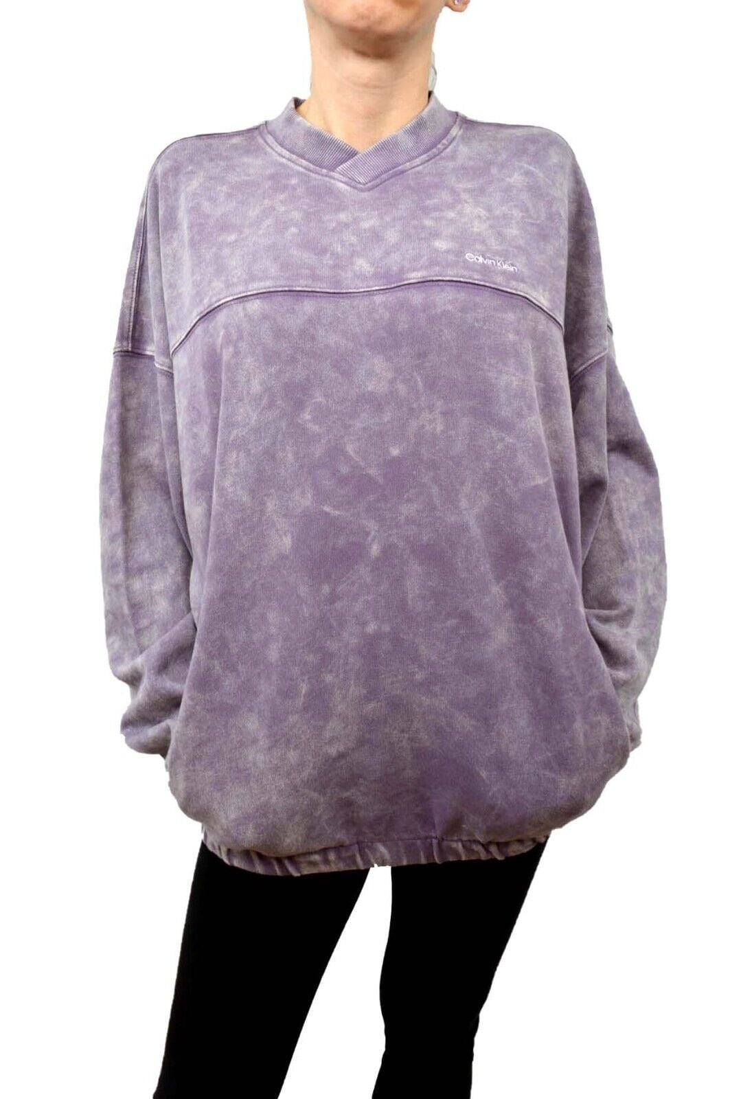 Calvin klein purple sweatshirt clearance