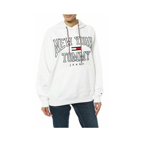 Oversized Etsy - Tommy BNWOT York Boyfriend Hoodie Logo New Hilfiger Hood Sweatshirt