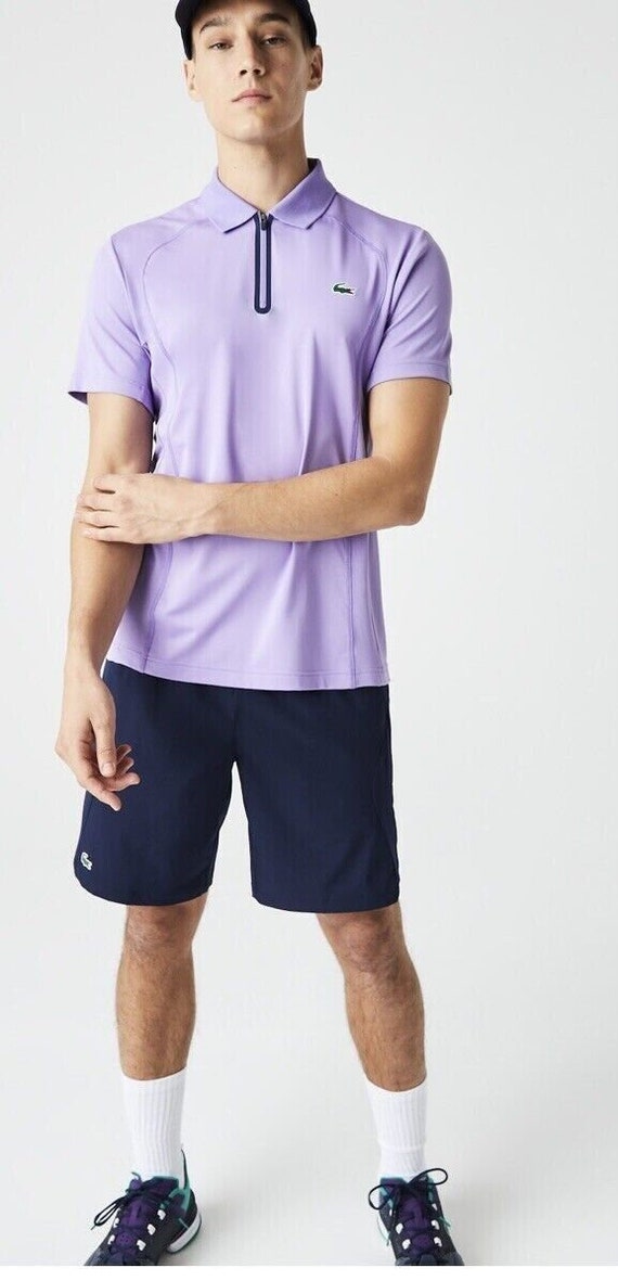 Lacoste Purple SPORT Tennis Polo T SHIRT - Etsy