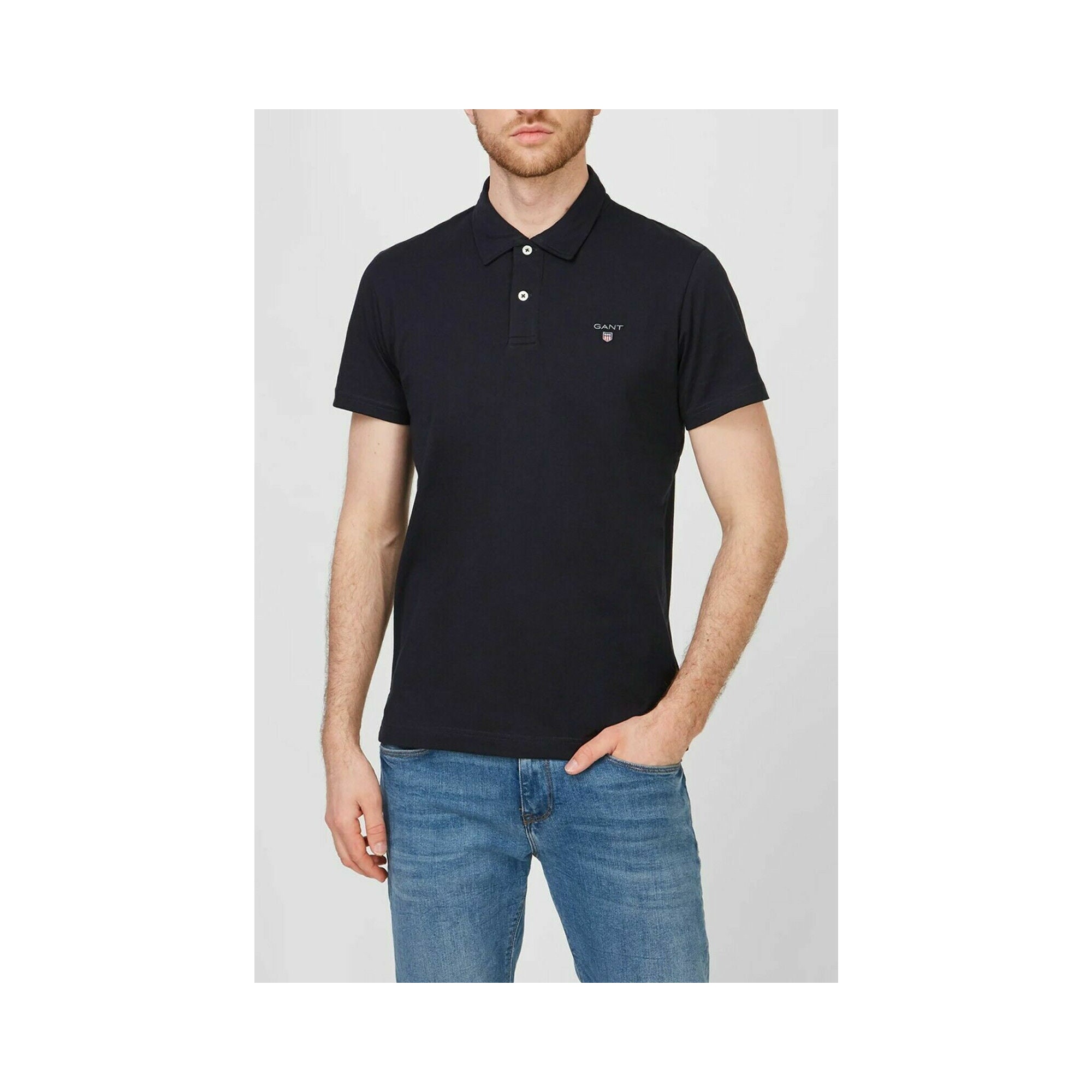 Gant Original Jersey Rugger Polo Shirt Black Genuine BNWOT - Etsy