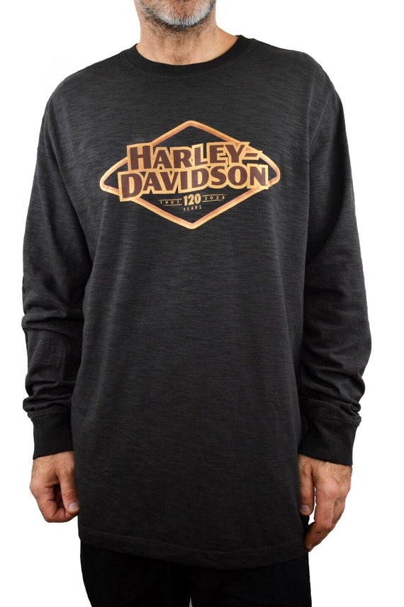T shirt manche longue harley davidson hot sale