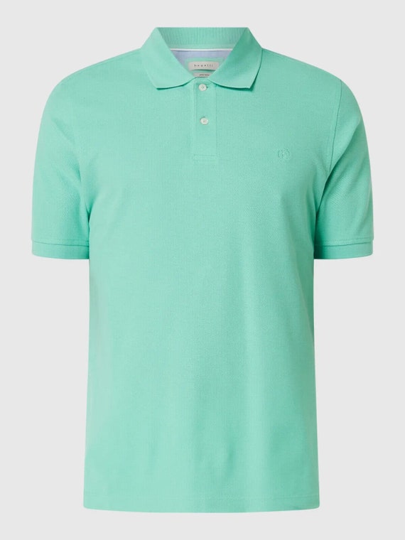 BNWOT Mens Bugatti Pique Polo Shirt Finest Cotton Mint Green Logo  Embroidered - Etsy