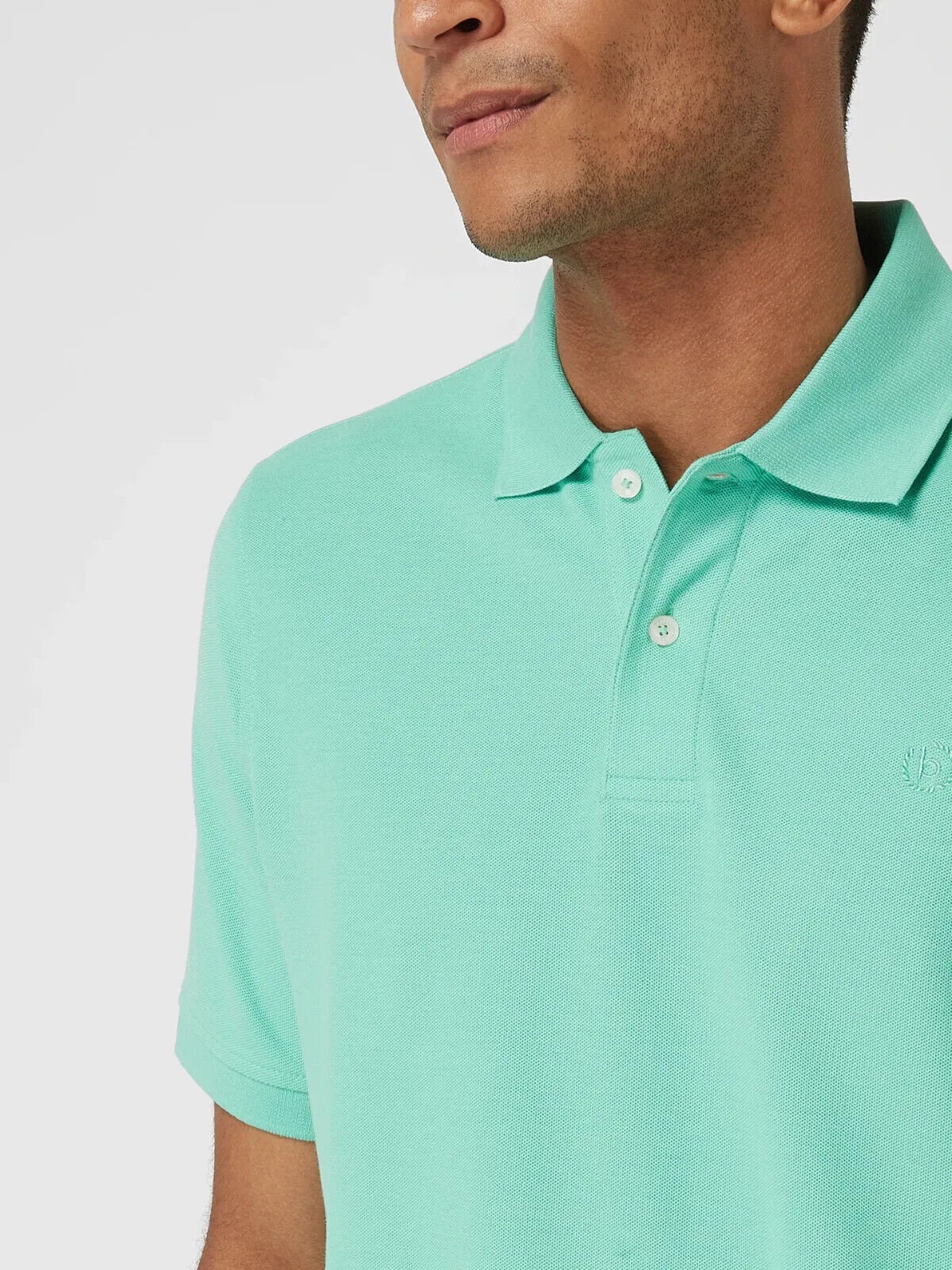 BNWOT Mens Bugatti Pique Polo Shirt Finest Cotton Mint Green Logo  Embroidered - Etsy