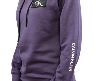 Calvin klein purple hoodie sale